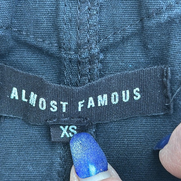 Almost Famous black XS Overalls in great condition - Picture 5 of 9